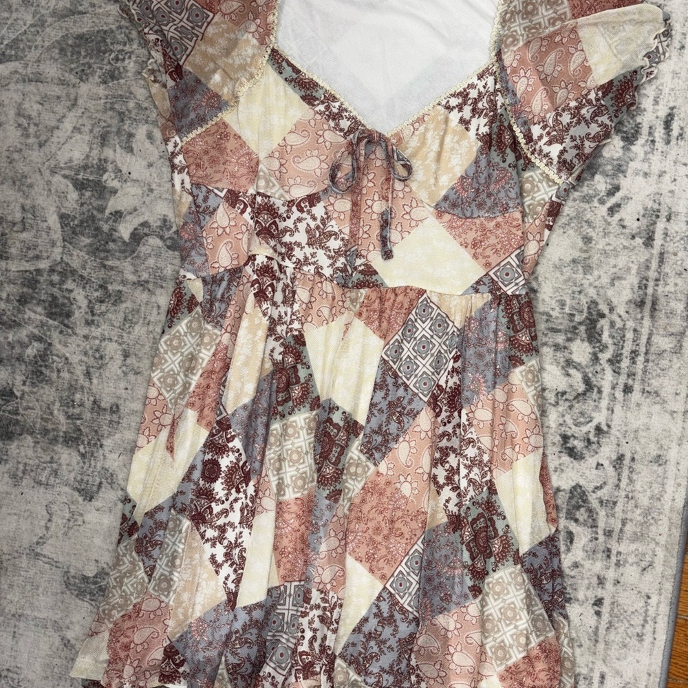 Urban Outfitters Floral Patch Blouse